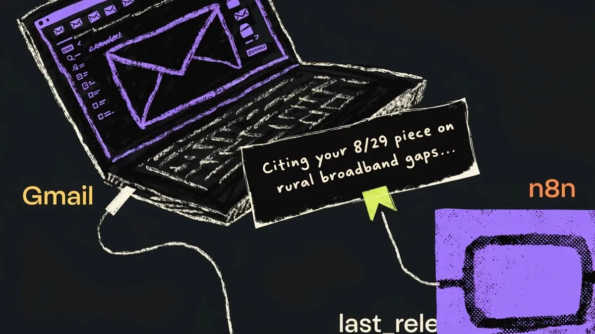 Editorial illustration for ai-assisted pr outreach workflow that keeps control