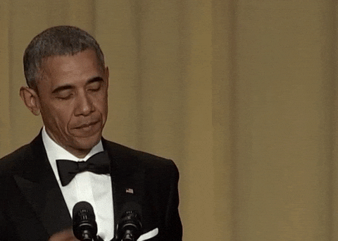 Barack Obama Mic Drop reaction GIF