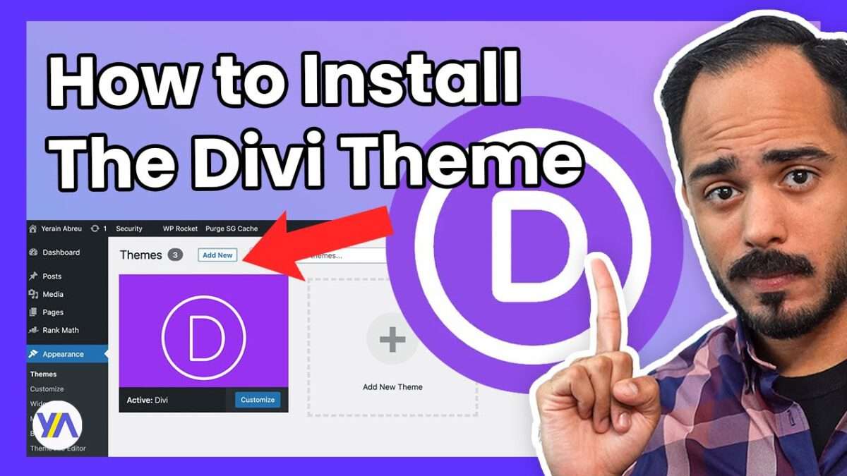 How to install the Divi theme in Wordpress thumbnail.