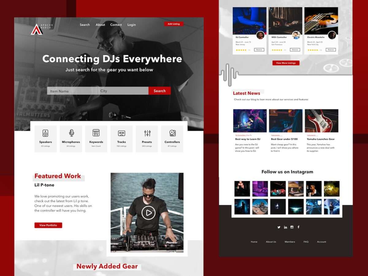 Apache Dj Website 