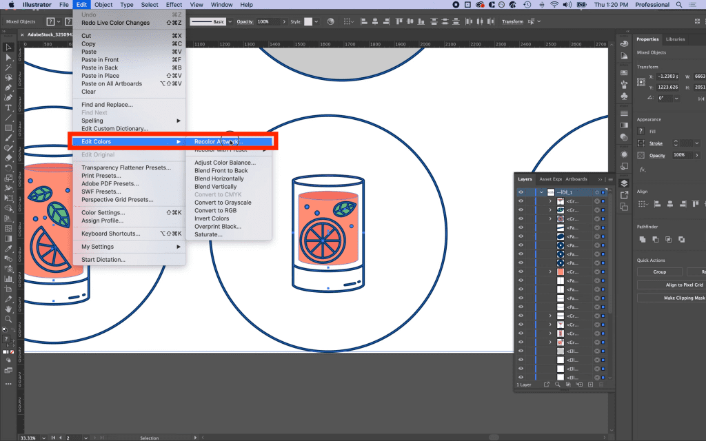 Find And Replace Color Not Working Solved Adobe Illustrator 1 41 Screenshot 1024x640 1 