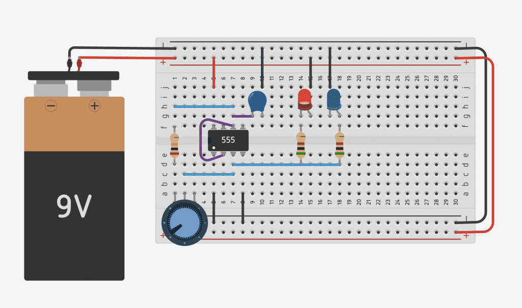 Image in a post titled 'using a 555 timer to make police lights' | screen shot 2022 06 17 at 12. 00. 58 pm 1 | yerain abreu Screen shot 2022 06 17 at 12 00 58 pm 1