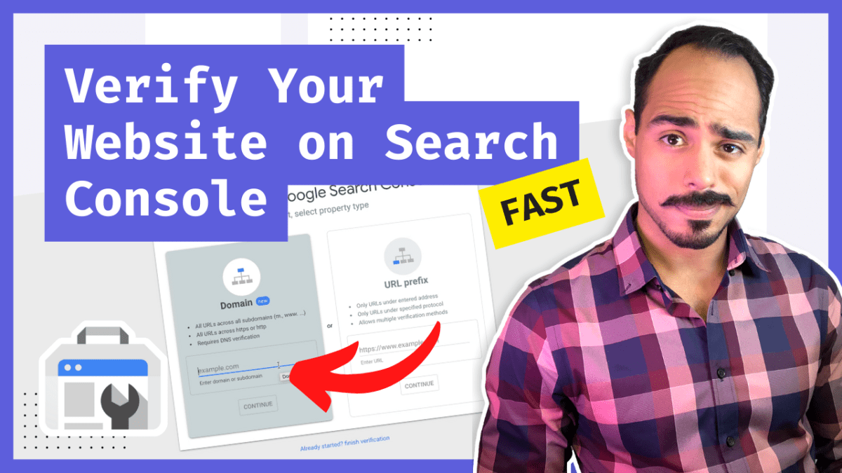 How To Verify Your Website On Google Search Console Siteground Tutorial Add Text Txt Record Dns Thumbnail