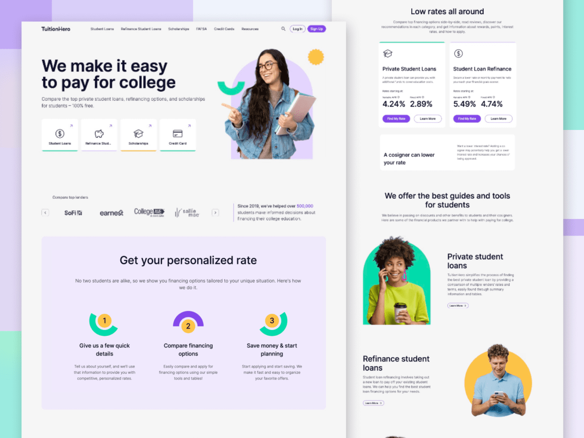 Tuitionhero portfolio image. 