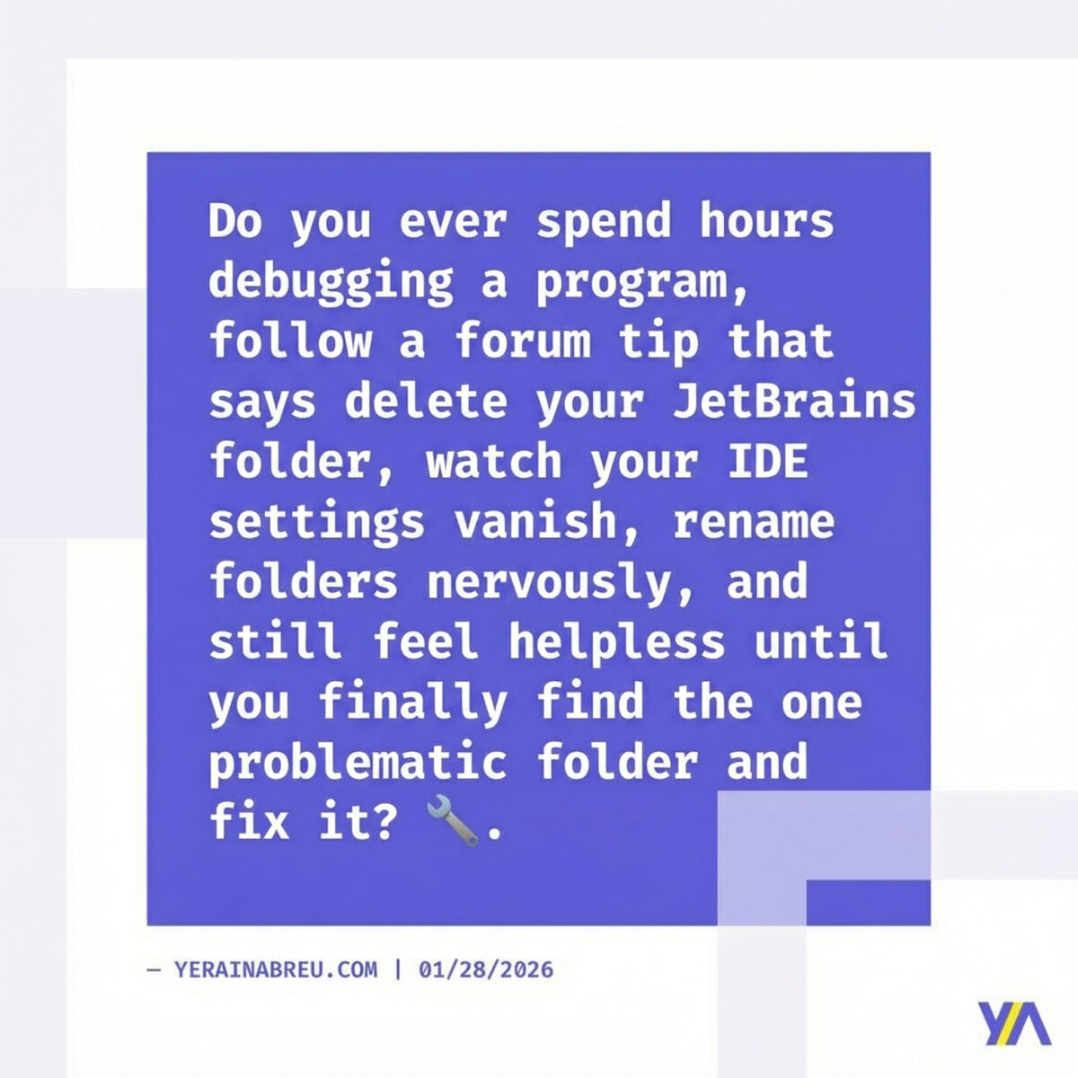 Finder window showing JetBrains folder and browser support page with arrow to problematic folder