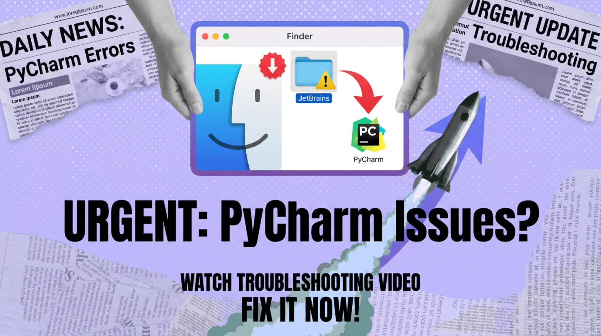 Mac Finder window with JetBrains folder highlighted and arrow pointing to it