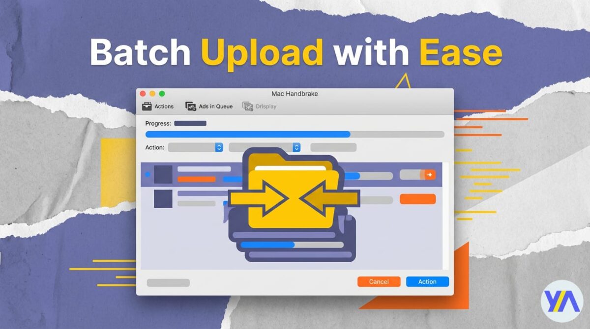 Image in a post titled 'handbrake batch convert on mac: how do you batch convert videos? ' | batch upload files in handbrake | yerain abreu Thumbnail for batch uploading video tutorial on handbrake