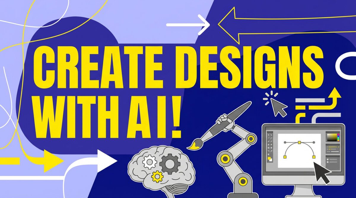 Image in a post titled 'home' | create designs with ai | yerain abreu Eye-catching youtube thumbnail about ai design generation