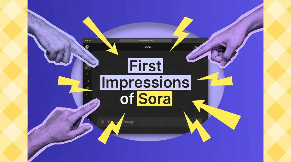 Image in a post titled 'openai sora: is it worth the hype after my first 10 minutes? ' | first impressions of sora | yerain abreu Youtube thumbnail for sora video review