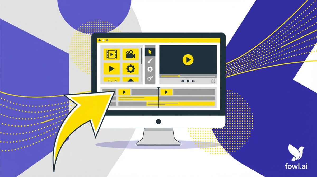 Thumbnail promoting fowl. Ai for video generation