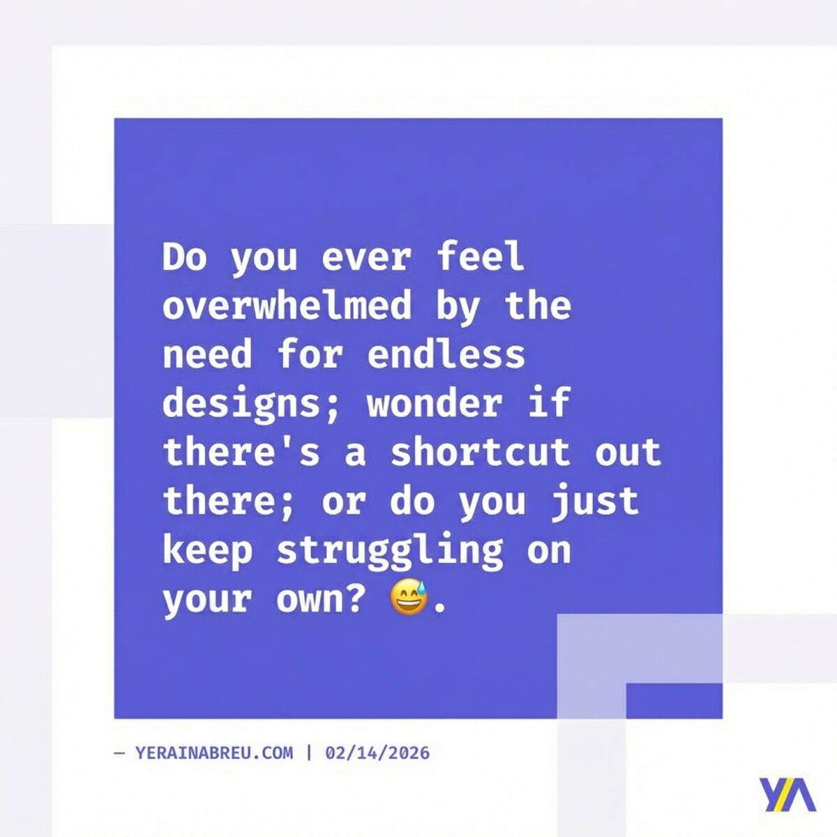 Image in a post titled 'automate ai image generation with python, 85 designs' | tobi graphic 12 | yerain abreu Do you ever feel overwhelmed by the need for endless designs; wonder if there's a shortcut out there; or do you just keep struggling on your own? 😅
