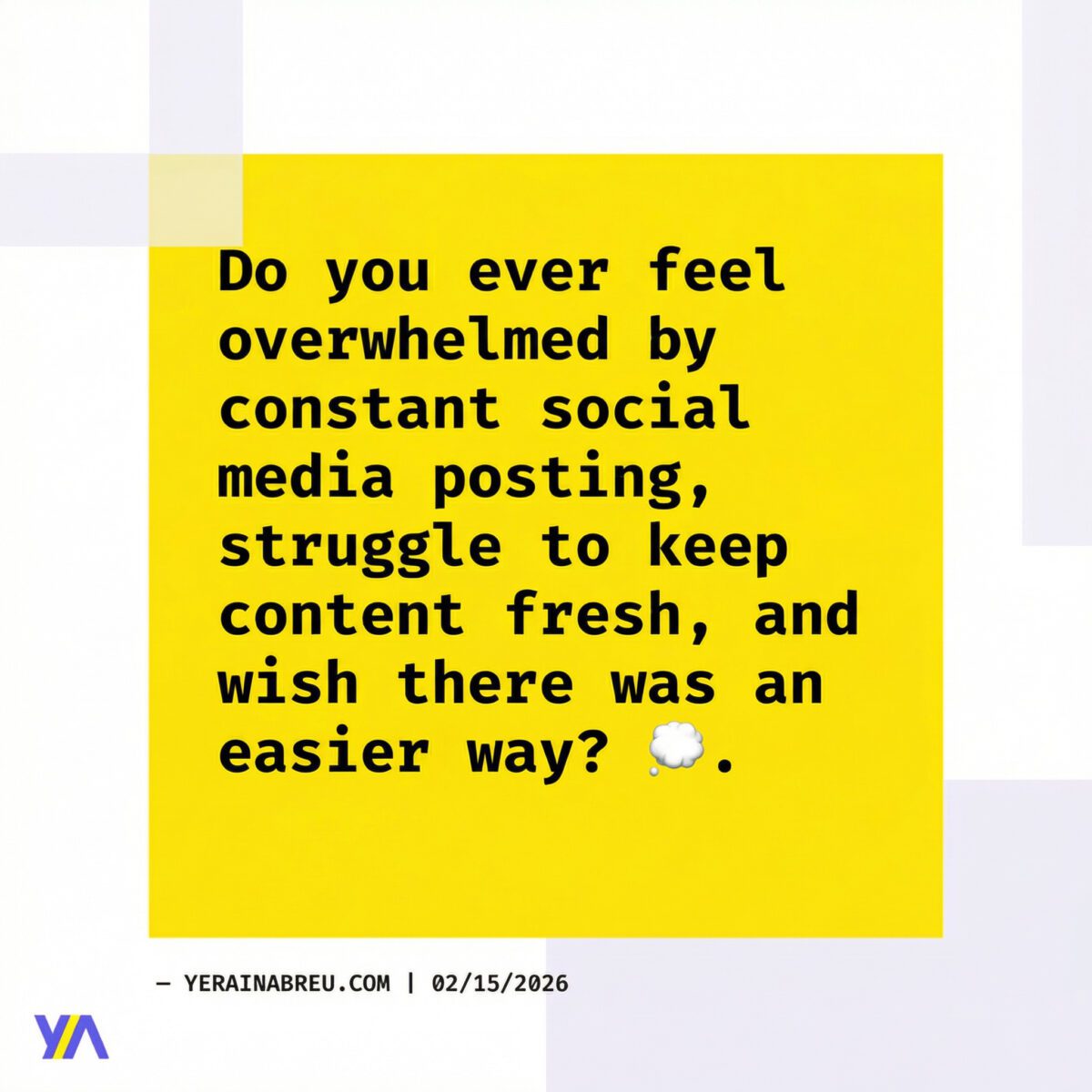 Do you ever feel overwhelmed by constant social media posting, struggle to keep content fresh, and wish there was an easier way? 💭