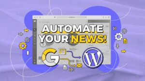 Thumbnail depicting automated news workflow