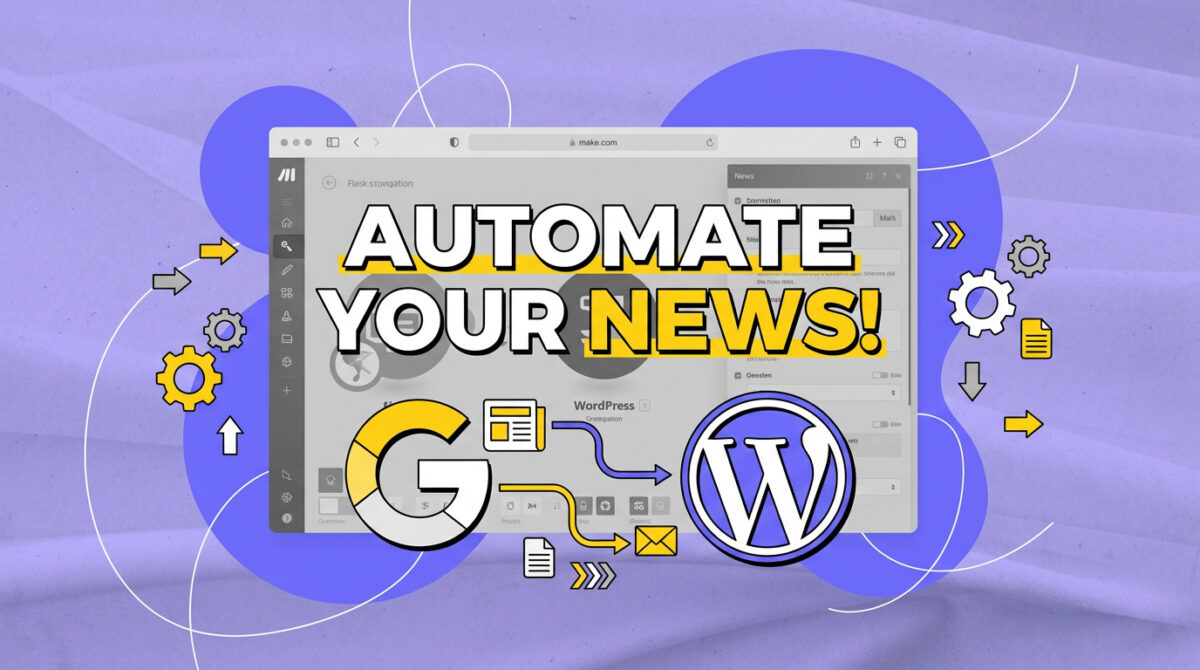 Thumbnail depicting automated news workflow
